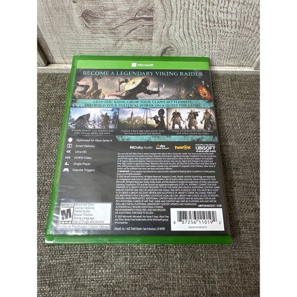 Assassins Creed Valhalla Xbox Game For Xbox One/Series X - Picture 2 of 3
